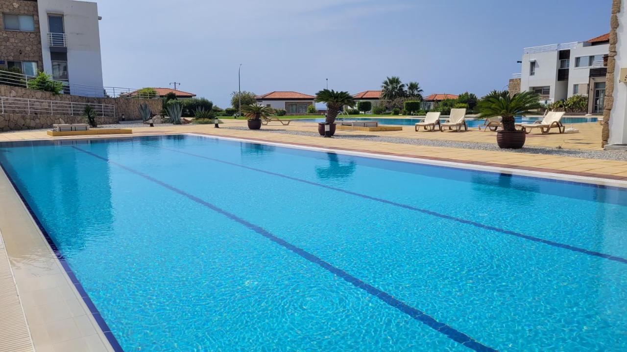 Sea And Mountain View Beachfront Penthouse Yali Kültér fotó
